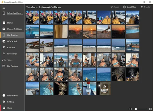 Transfer Photos and Videos to iPhone with iDevice Manager